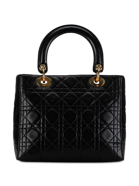 ma-0917 dior|1997 Medium Lambskin Cannage Lady Dior satchel .